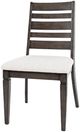 Jofran Inc. Lincoln Square Beige/Espresso Ladderback Side Chair-3
