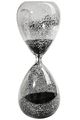 A & B Home Luna Black 60-Minute Hourglass-0