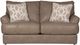 Jackson Furniture Prato Putty Leather Loveseat-1
