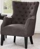 Olliix by Madison Park Brown Hannah Button Tufted Wing Chair-0