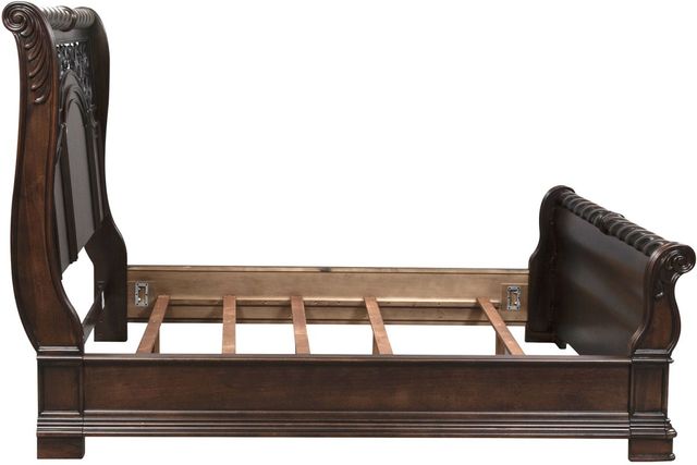 Liberty Furniture Arbor Place 4-Piece Brownstone California King Sleigh Bedroom Set-3