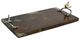 A & B Home Brown Starshine Teak Tray-0