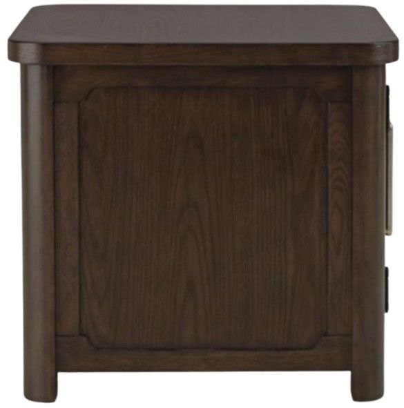 Signature Design by Ashley® Breckington Dark Brown Rectangular End Table-3