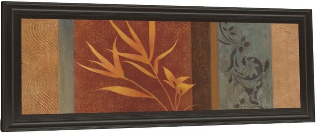 Classy Living Jordan Grey Leaf Silhouette I 18" Wall Art-3