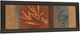 Classy Living Jordan Grey Leaf Silhouette I 18" Wall Art-3
