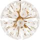 Harp & Finial® Amelia Gold/White Chandelier-1