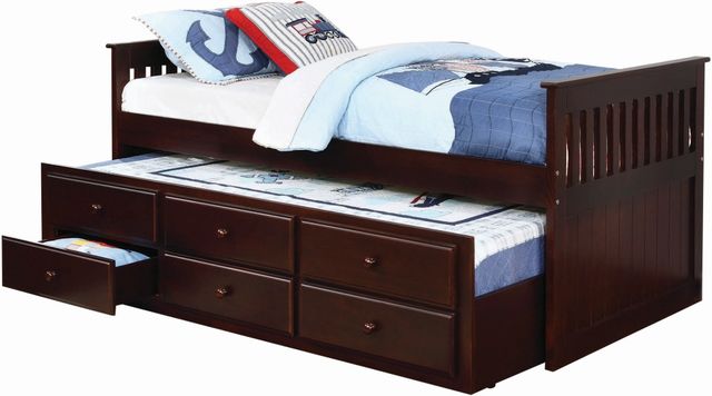 Coaster® Rochford Cappuccino Twin Daybed With Trundle-0
