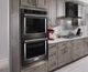 KitchenAid® 30" Black Stainless Steel with PrintShield™ Finish Electric Built In Double Oven-4