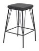 Zuo Modern Samuel Vintage Black Counter Stool-3