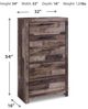 Benchcraft® Derekson Multi Gray Chest-1