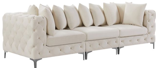 Meridian Furniture Tremblay 3-Piece Cream 109" Modular Sofa-1