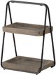 A & B Home Brown 2-Tiered Decorative Tray-0