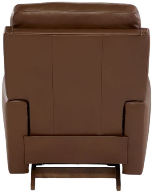 La-Z-Boy® Apollo Caramel Leather Power Rocking Recliner with Headrest-3