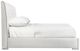 Bernhardt Sereno Lutra/White King Upholstered Panel Bed-3