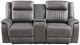 New Classic® Home Furnishings Enzo Gray Dual Manual Reclining Loveseat-2