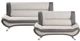 Mazin Furniture Veloce 2 Piece Beige/Gray Sofa & Loveseat Set-0