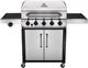 Char-Broil® Performance Series™ 5-Burner Black with Stainless Steel Freestanding Natural Gas Grill-0