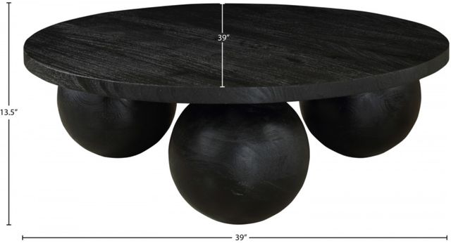 Meridian Furniture Spherical Black Coffee Table-3