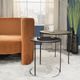 Sagebrook Home Set of 2 Multi Aluminum Nesting Tables-1