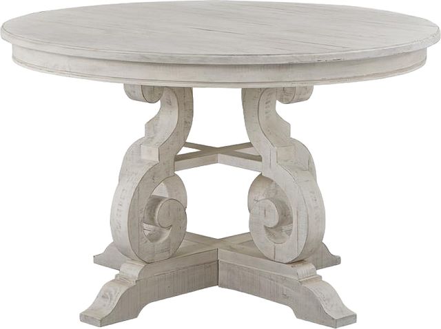 Magnussen Home® Bronwyn Alabaster 48" Round Dining Table-3