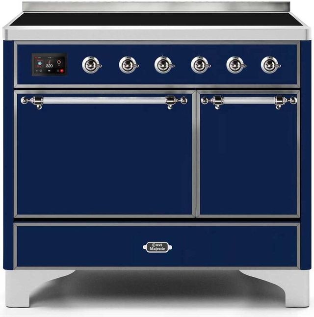 Ilve® Majestic II Series 40" Blue Pro Style Electric Range
