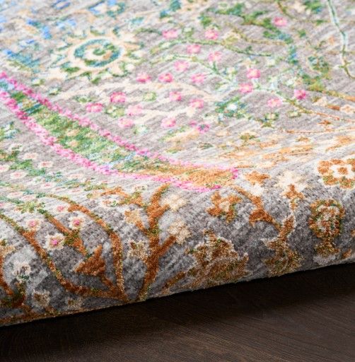 Nourison Home™ Vintage Harmony Blue 5'x8' Style 1 Area Rug-4