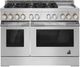 JennAir® RISE™ 48" Stainless Steel Pro Style Gas Range-0