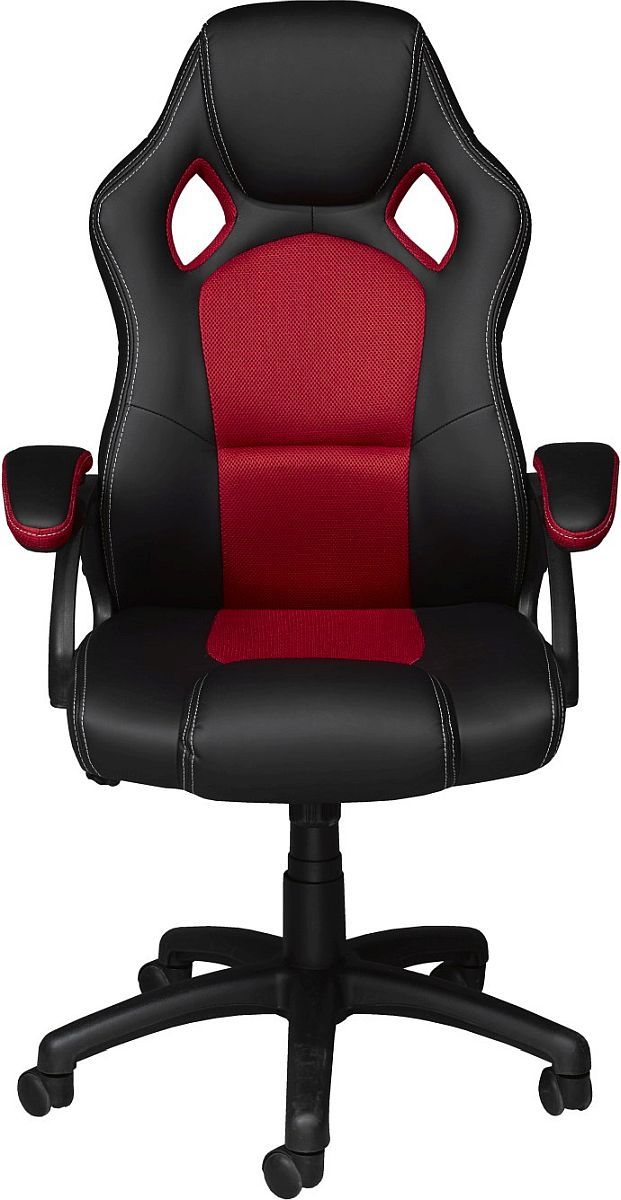 Brassex Inc. Eclipse Black/Red Office Chair-1