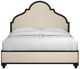 A.R.T. Furniture® Atrium Beige/Black Queen Upholstered Panel Bed-2