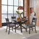 Liberty Furniture Anglewood 5-Piece Dark Umber Brown Pedestal Table Set-3