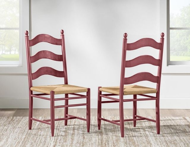 Legacy Classic Vintage Market Spiced Apple Rush Seat Dining Side Chair-1