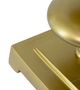 A & B Home Black/Gold Floor Lamp with Contemporary Disc Design-3