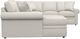 La-Z-Boy® Collins 5-Piece Oyster Sectional and Chaise-2