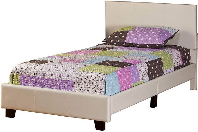 HH2 Home Springfield White Twin Youth Bed-0