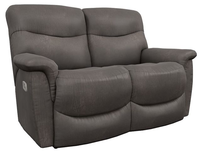 La-Z-Boy® James Steel Power Reclining Loveseat with Headrest and Lumbar-0