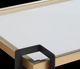 Uttermost® Cunene Glass Top Console Table with Matte Black Base-5