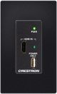 Crestron® Black 4K 2x1 Scaling Auto-Switcher and DM Lite® Wall Plate Extender over CATx Cable-2