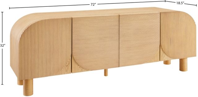 Meridian Furniture Casablanca Oak Sideboard-2