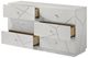 ACME Furniture Esther White/Silver High Gloss Dresser-4