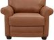 Leather Italia™ Savino Tripoli Saddle Toffee Chair-2