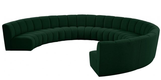 Meridian Furniture Infinity 9-Piece Green Modular Sectional Set-3