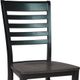 John Thomas Furniture® Cosmopolitan Roma Black/Coal Dining Side Chair-1
