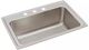 Elkay Lustertone® Classic Lustrous Satin 33" x 22" x 12" 3-Hole Single Bowl Drop-in Sink-0