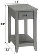 ACME Furniture Bertie Gray Accent Side Table-4