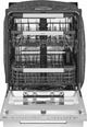 SKS Powersteam® 24" Satin Stainless Steel Top Control Built-In Dishwasher-1