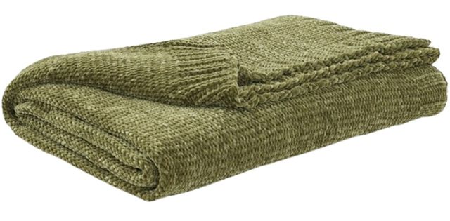 Signature Design by Ashley® Anawood Olive Green Throw Blanket-0