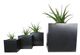 CabanaCoast® Customizable York Aluminum 20" Medium Outdoor Square Planter-2