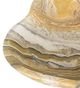 A & B Home Eduardo Multi-Colored Hand-Carved Zebra Onyx Bowl-1