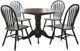 Liberty Furniture Carolina Crossing 5-Piece Antique Honey/Black Drop Leaf Dining Set-0