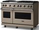 Viking® 5 Series 48" Nantucket Pro Style Gas (NG) Range with Polished Chrome Trim-2